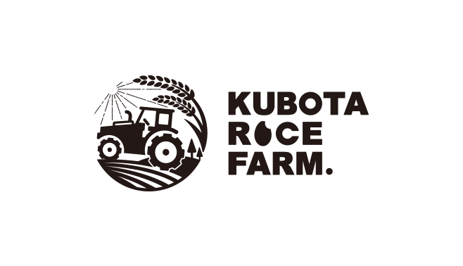 窪田梨果園様（KUBOTA RICE FARM）ロゴデザイン